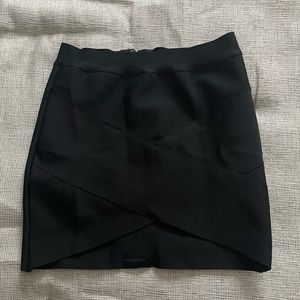 Mini black skirt